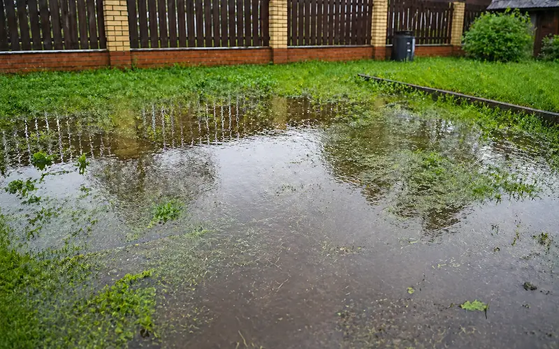 Высокий уровень грунтовых вод