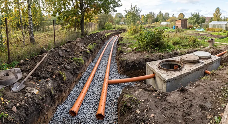 Куда сливать воду из септика на участке